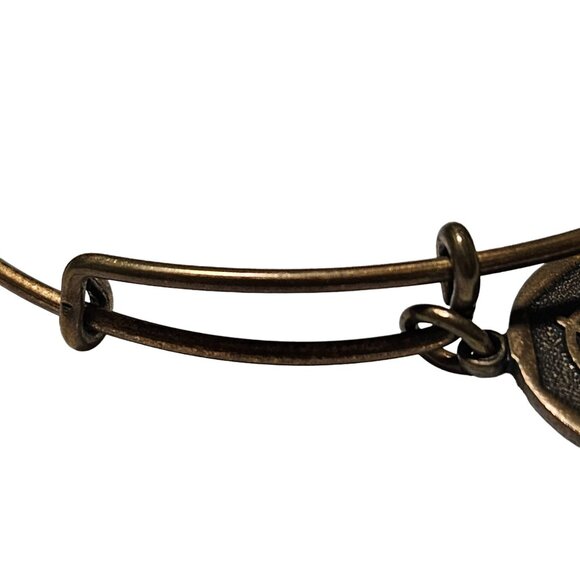 Alex And Ani Brass Charm Bangle Bracelet With Initial B Energy Technology Women - Picture 4 of 8